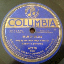Cover of Balm Of Gilead / Southern Medley by Harry C. Browne