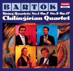 Cover of String Quartets 1 & 2 by Béla Bartók