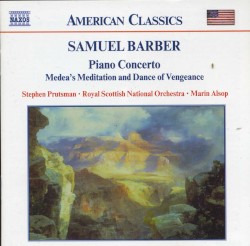 Cover of Piano Concerto / Medea’s Meditation and Dance of Vengeance by Samuel Barber