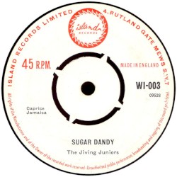 Cover of Sugar Dandy / Valerie by The Jiving Juniors