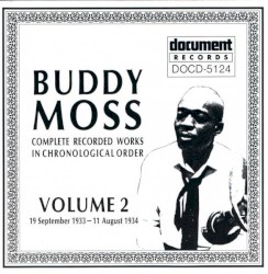 Cover of Complete Recorded Works in Chronological Order, Volume 2: 19 September 1933 - 11 August 1934 by Buddy Moss